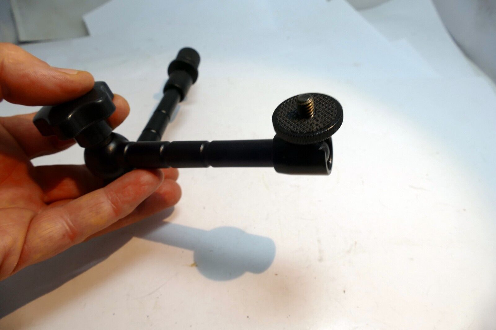 Neewer LED Tripod handle adapter for Light 5" Pivot Arm with Clamp for camera