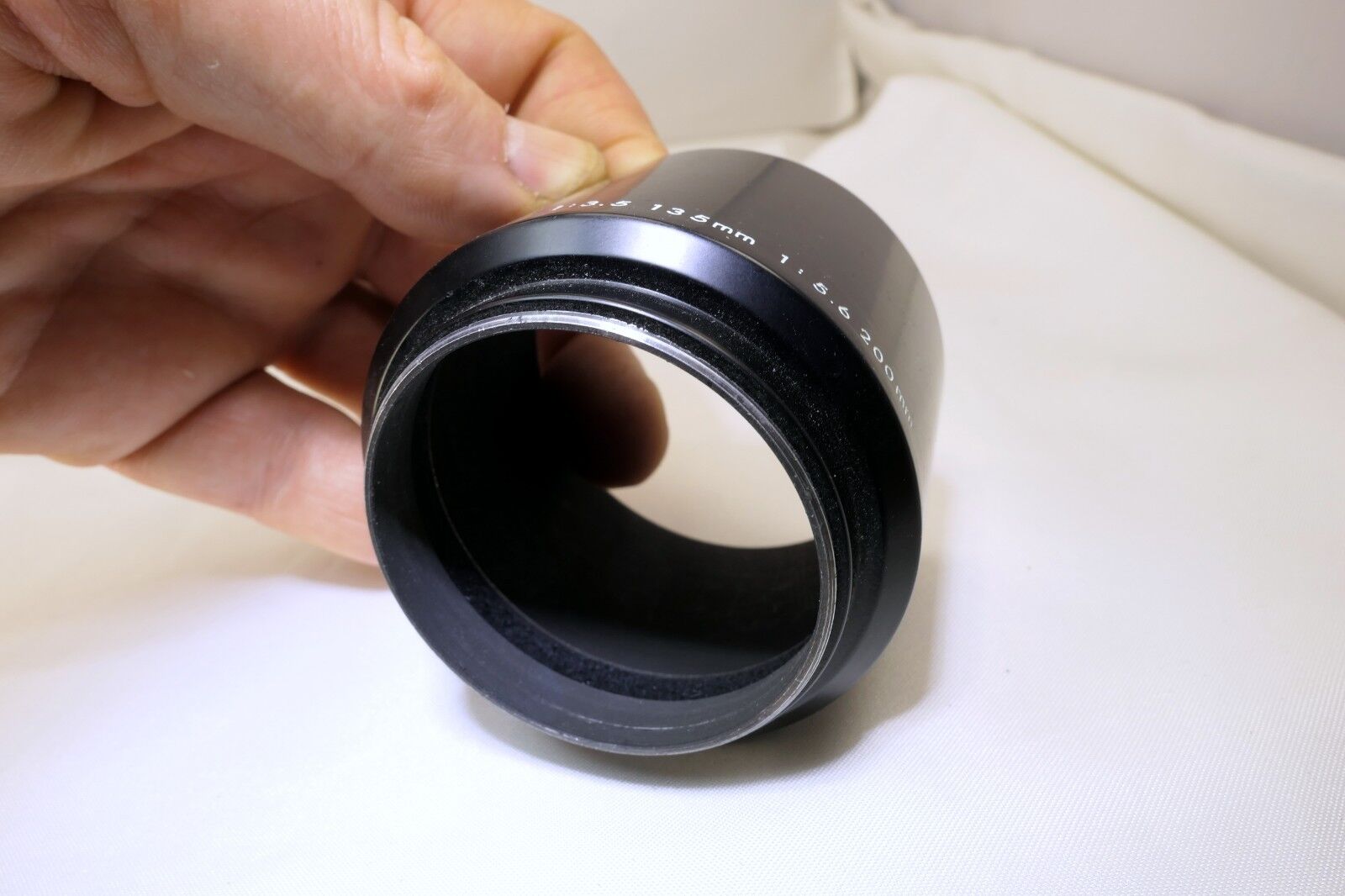 Pentax 49mm Asahi Takumar 135m f3.5 200mm f5.6 Metal Lens Hood Shade Telephoto