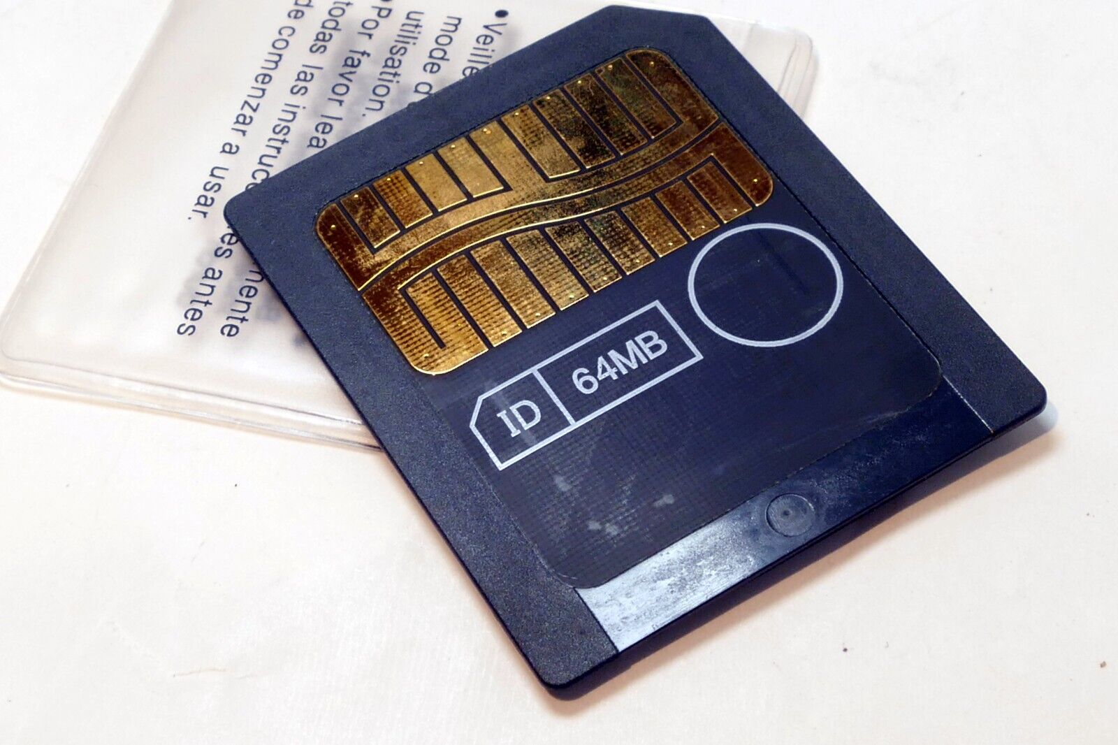 Olympus M-64P (D)10 64MB memory card Smart Media - OEM Genuine