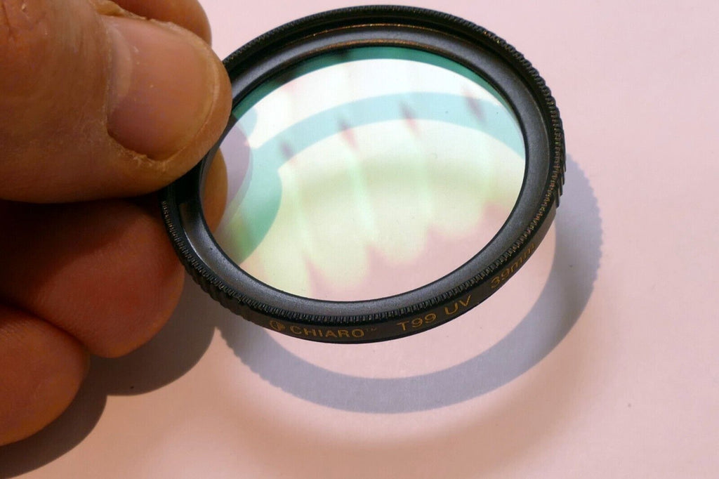Chiaro T99 39mm UV Lens Filter Multi-Coated 99-UVBTS39m with ribbed rim