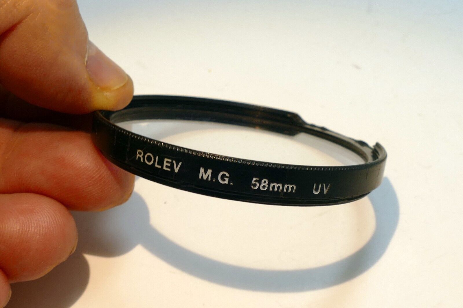 Rolev M.G. 55mm Filter UV ( with damaged rim)