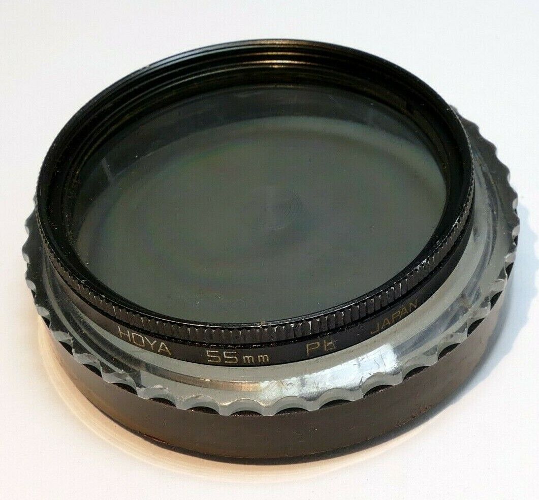 Hoya 55 mm Filter Polar PL Linear with plastic case made in Japan