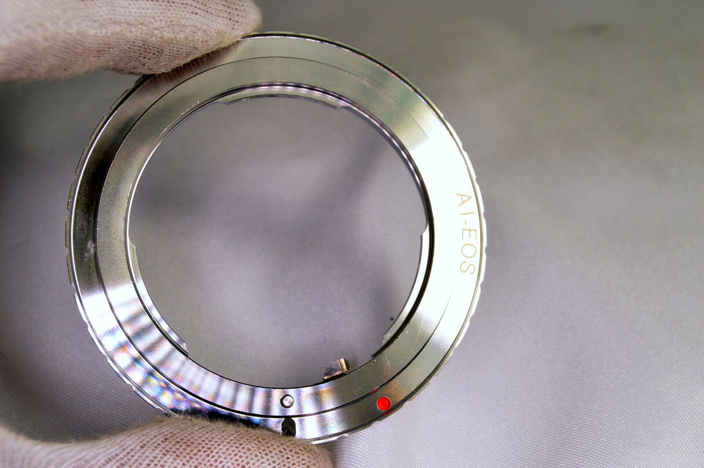 Nikon F (Ai Ai-s) lens mount adapter for Canon EOS EF-S cameras 60D 5D Mark 3 7D