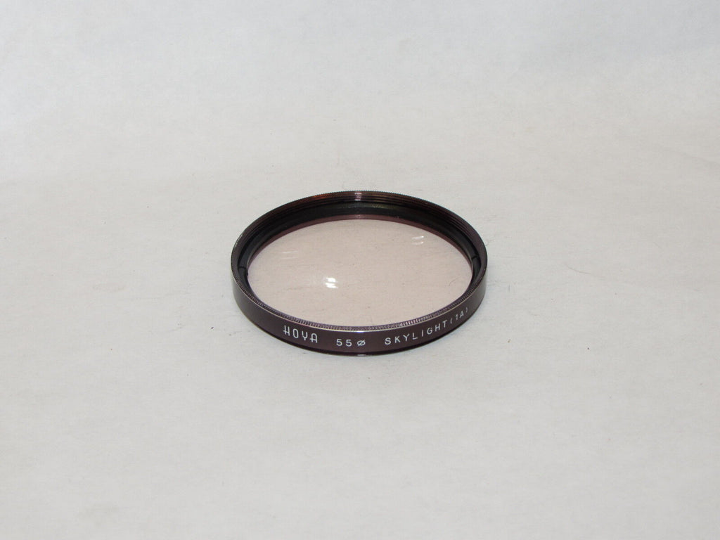 Used Hoya Skylight (1A) 55mm Lens Filter (bronze rim)