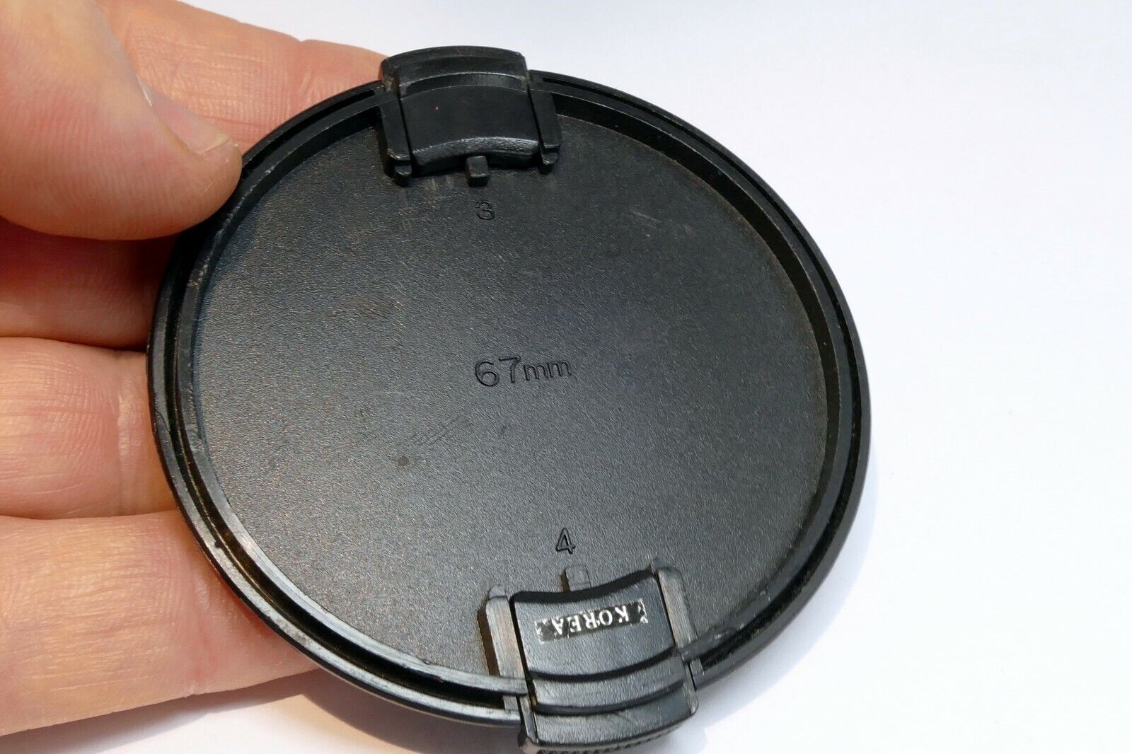 67mm snap on type Lens Front Cap black