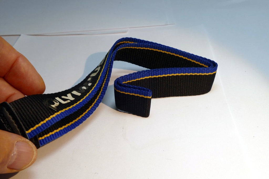 Olympus OM-D Camera Neck Shoulder Strap 2.5cm wide  Black- Blue - genuine OEM