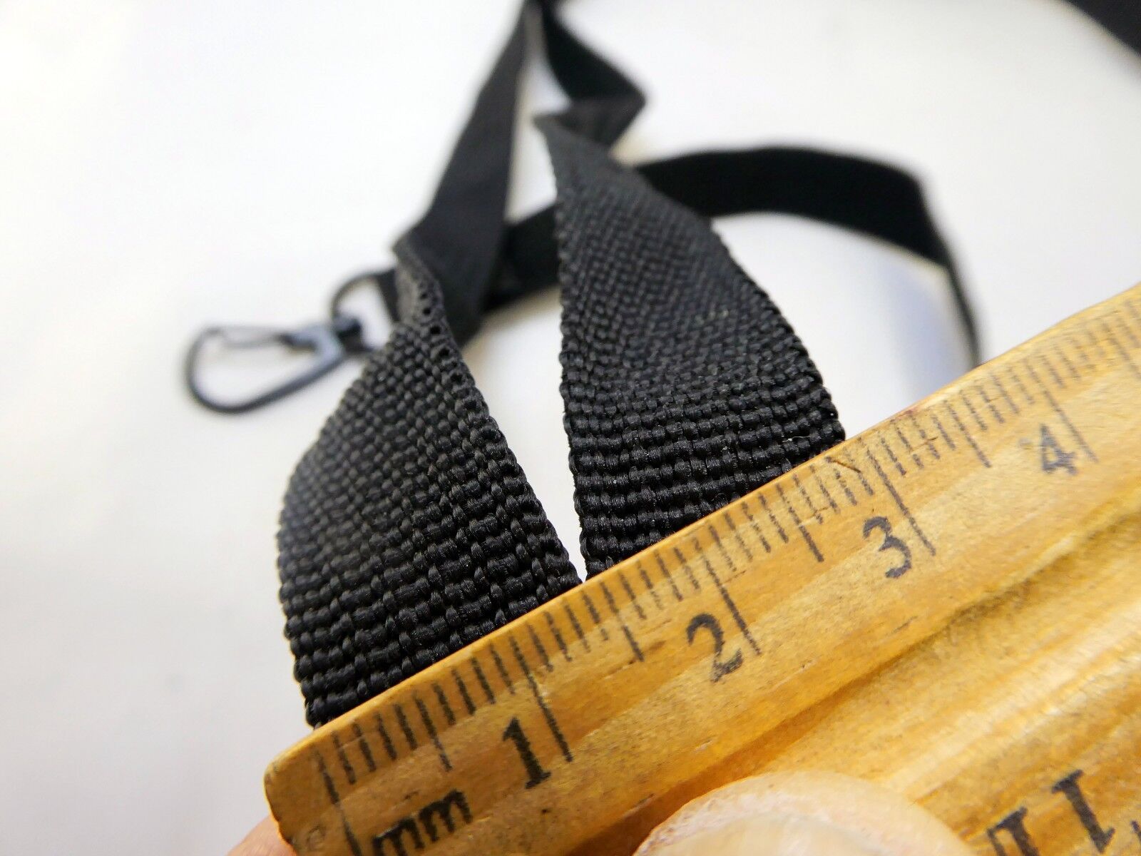 1.5cm wide Black Camera Shoulder Strap part of harness