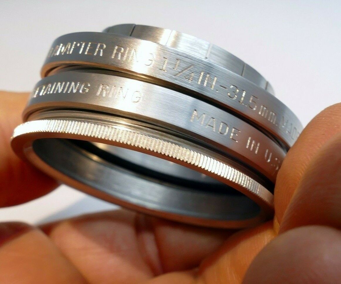 31mm I to series 6 VI 44.5mm metal adapter filter holder w/ retaining ring 1 1/4