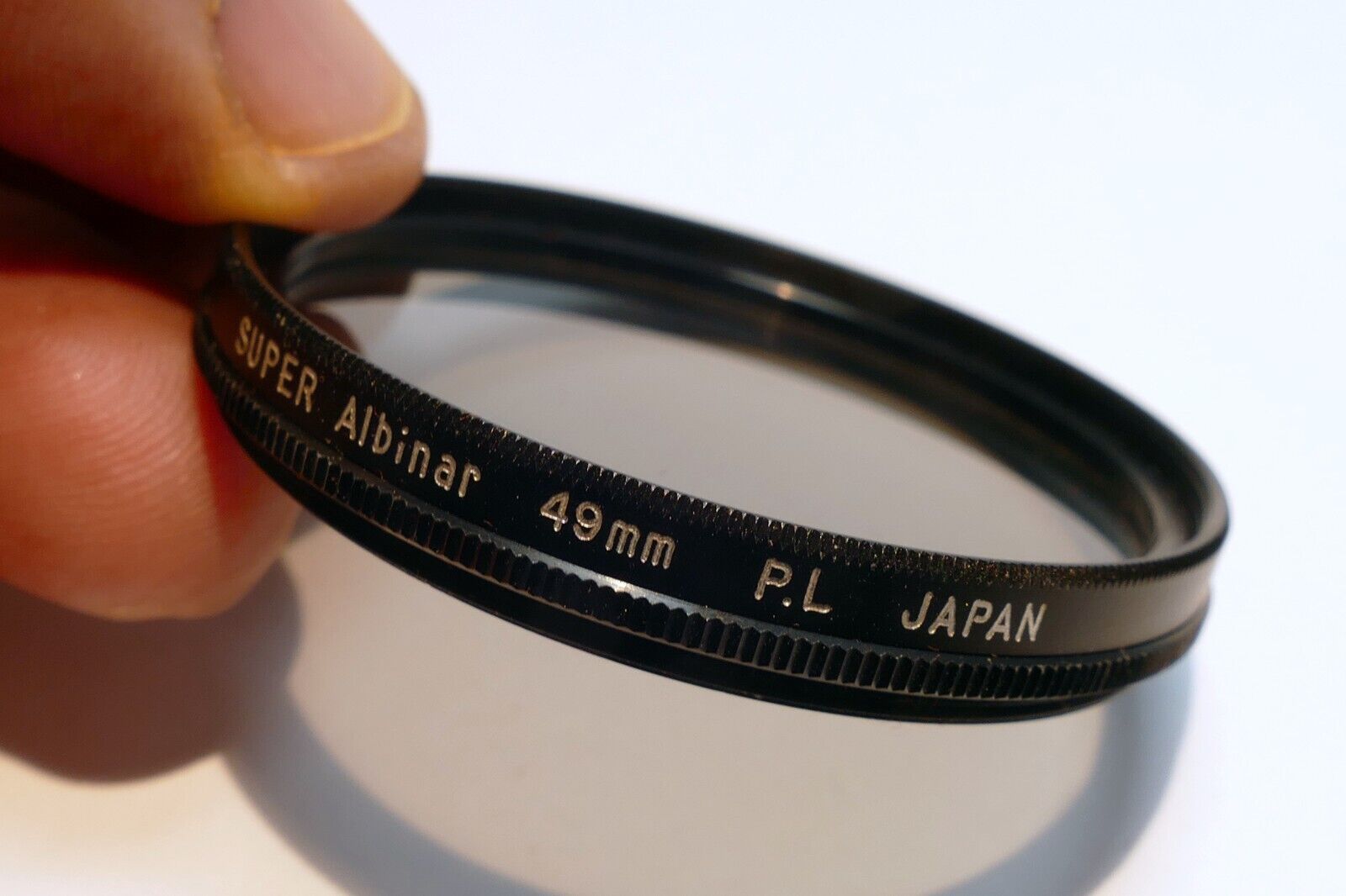 Super Albinar 49mm Lens Filter  Polarizer PL Linear  made in Japan