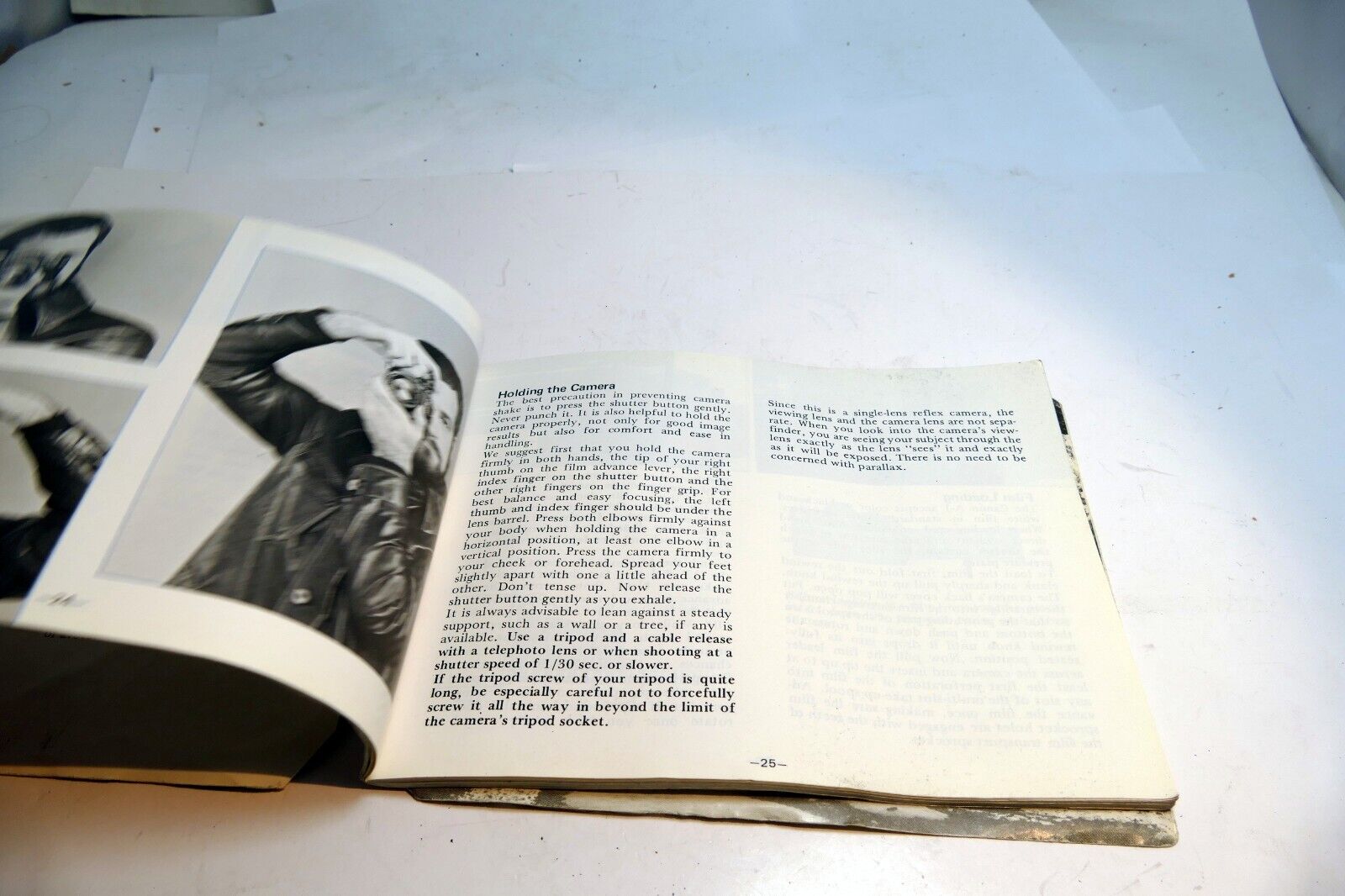 Canon A-1 Camera Manual Original Instruction Guide Book A1  English EN