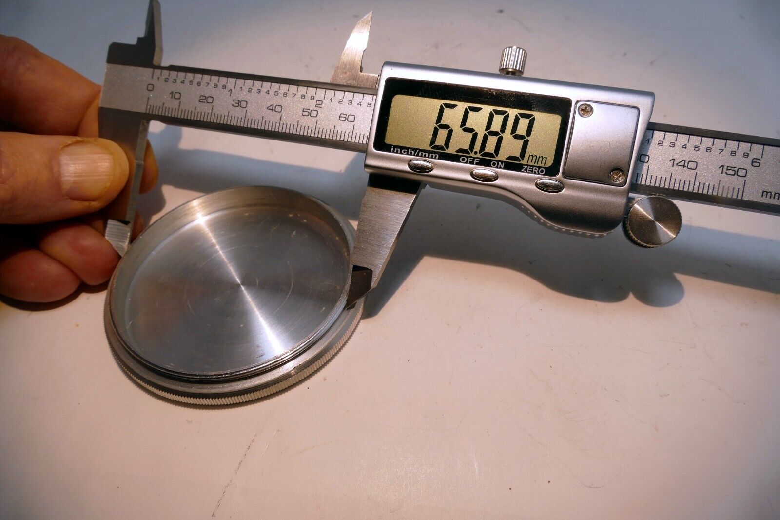 SOM Berthiot 66mm Paris ID Front Lens Cap Metal threaded series 8 VIII