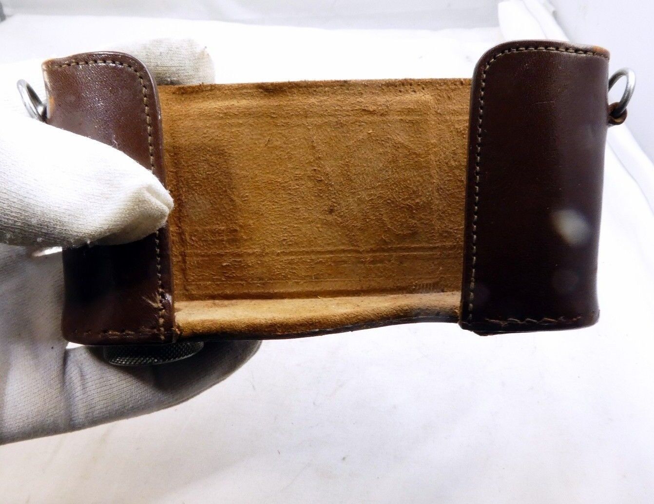 Leather Camera Case vintage lower part only rangefinder Metrawatt AG Nurnberg