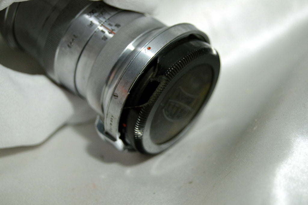 Carl Zeiss Ikon rear lens cap rnagefinder made in Germany 8.5cm 13.5cm - damaged