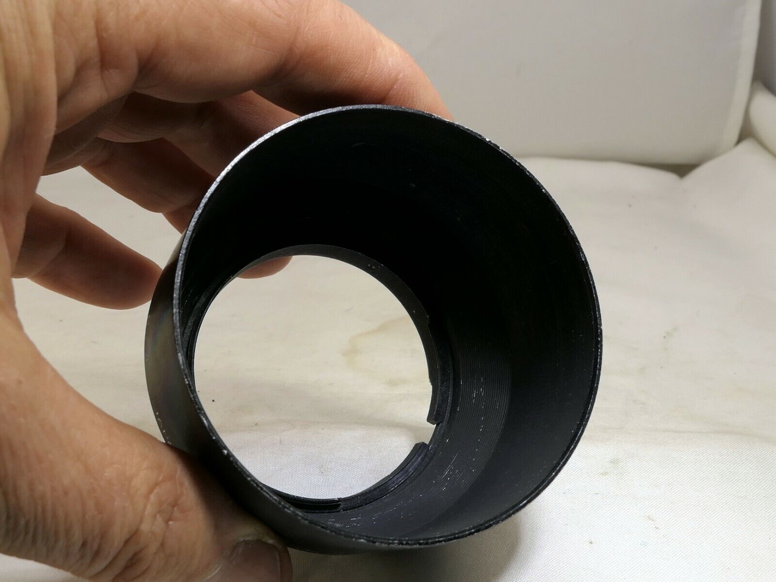 Nikon HS-4 Hood Shade Metal clip on for 105mm f2.5 85mm f2.0 Ai Ai-s Genuine EOM