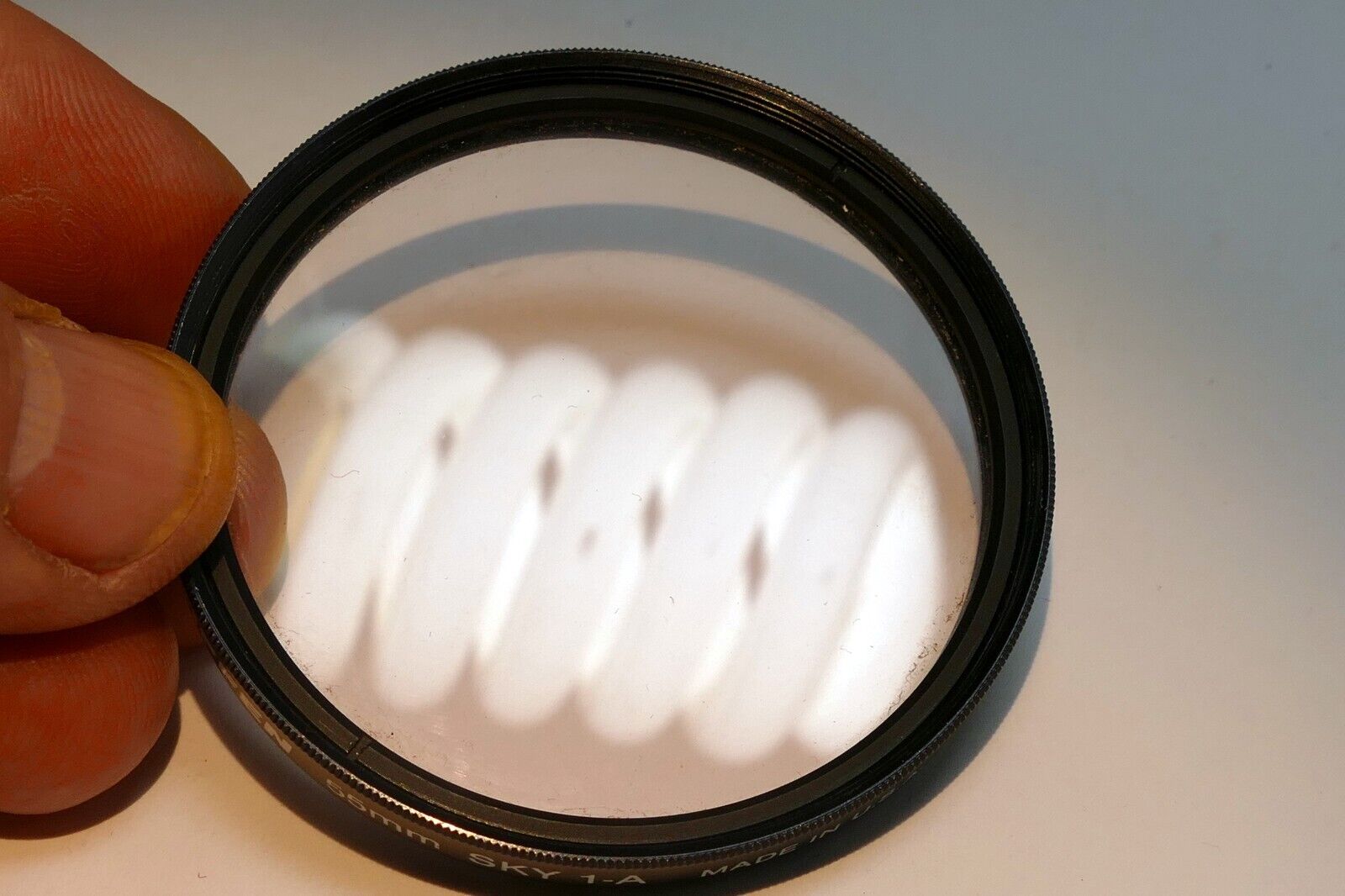Tiffen 55mm Filter Sky 1A Skylight -  excellent condition - made in USA