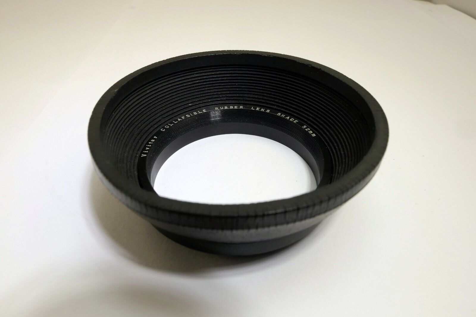 Vivitar 52mm Rigit Rubber Lens Hood Shade vintage for 50mm f1.8 lens