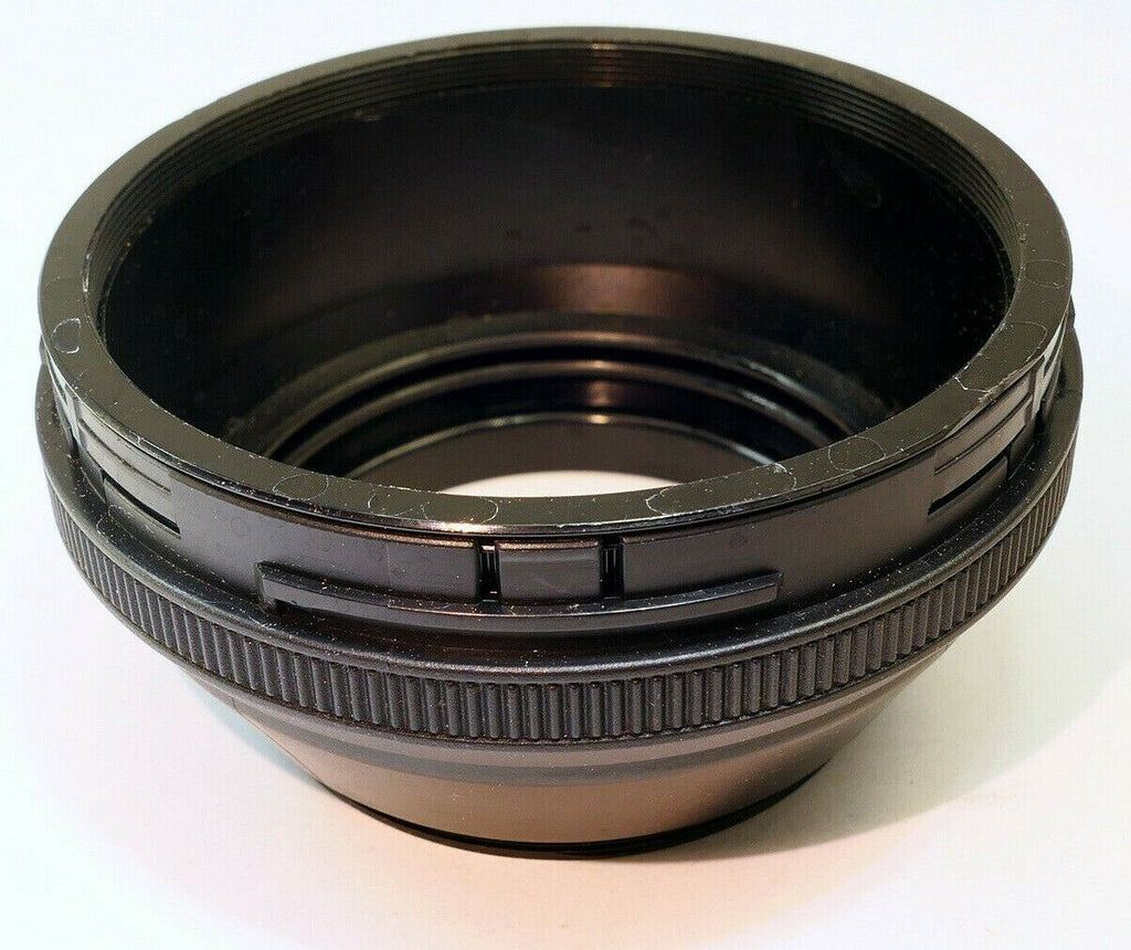 57mm Lens Hood Adapter Shade Plastic screw in type