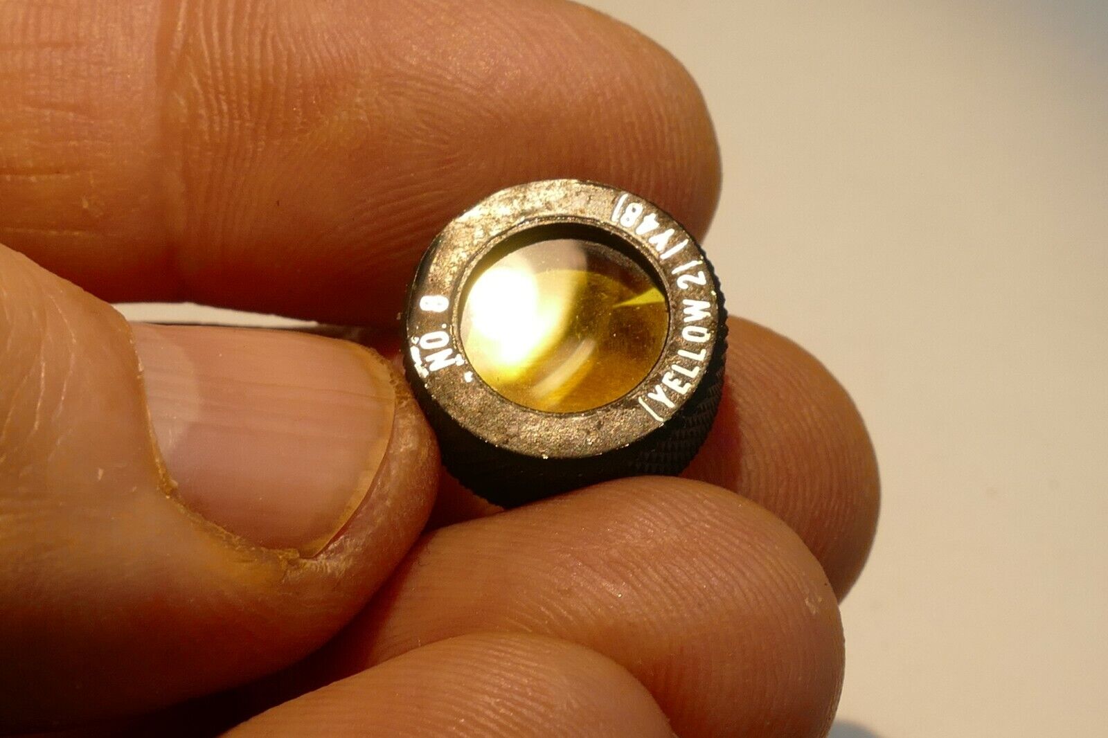 12mm threaded screw in Lens filter Yellow K2 Y48 No 8