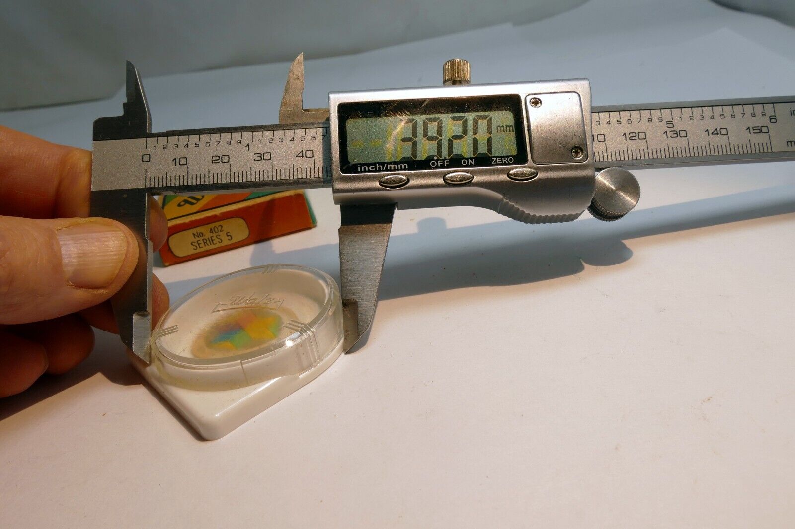 Empty Walz filter case for 39mm 37mm leica series V VI