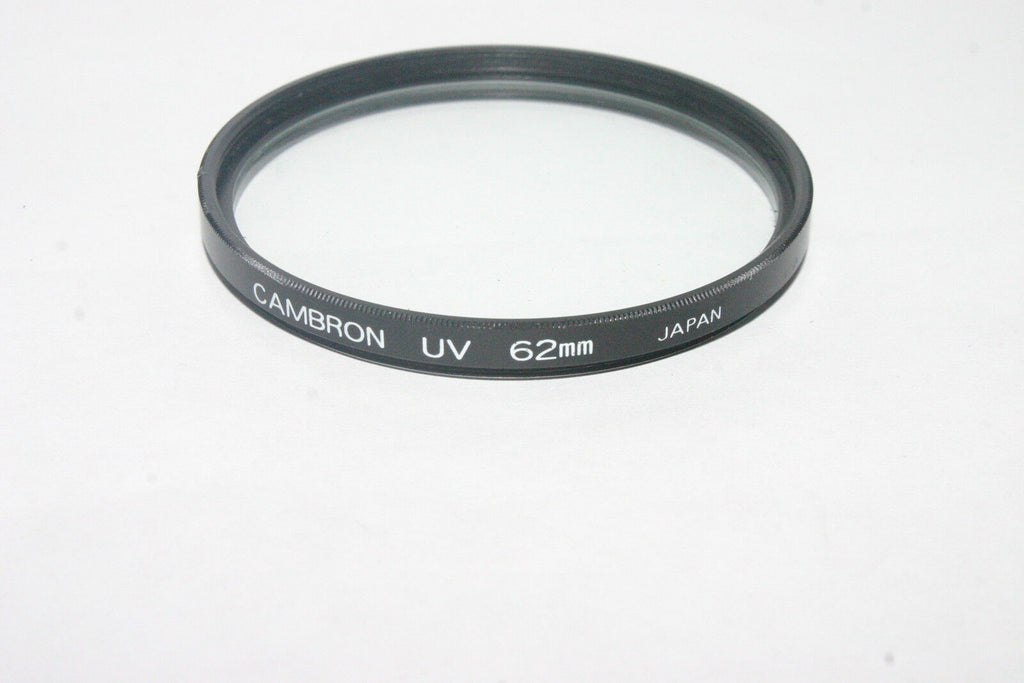 Used Cambron UV 62mm Lens Filter Made in Japan 6301058