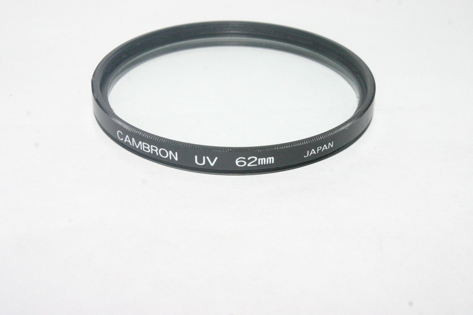 Used Cambron UV 62mm Lens Filter Made in Japan 6301058