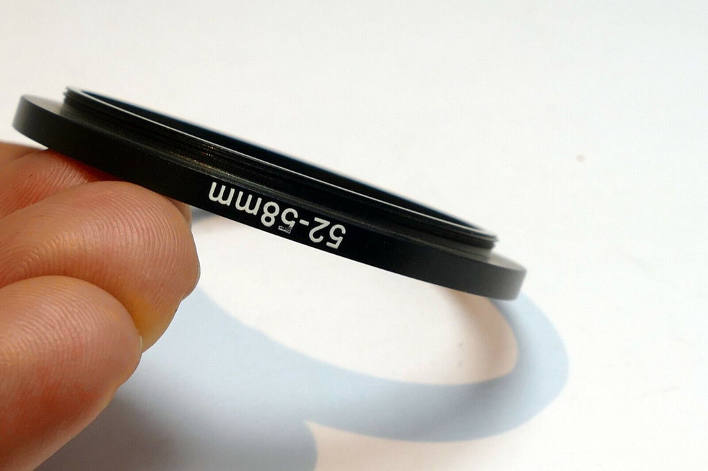 52mm to 58mm Metal Ring for lens male to female threads step -up