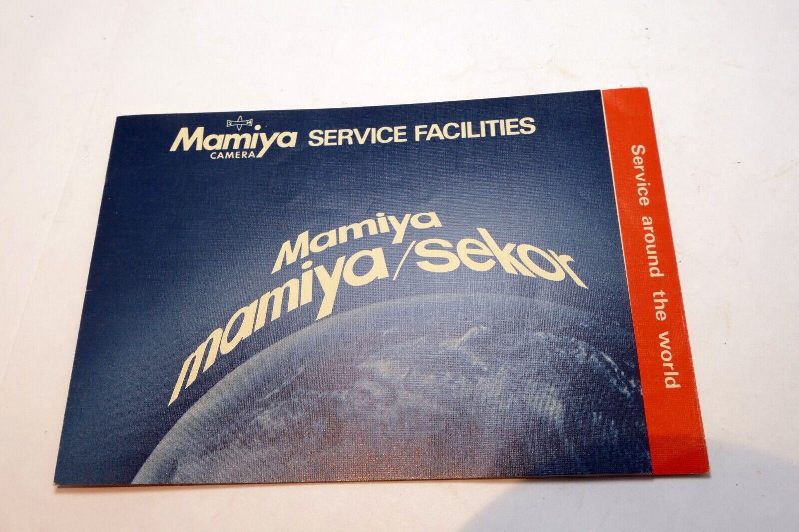 Mamiya Sekor Service Facilities guide vintage 1980's