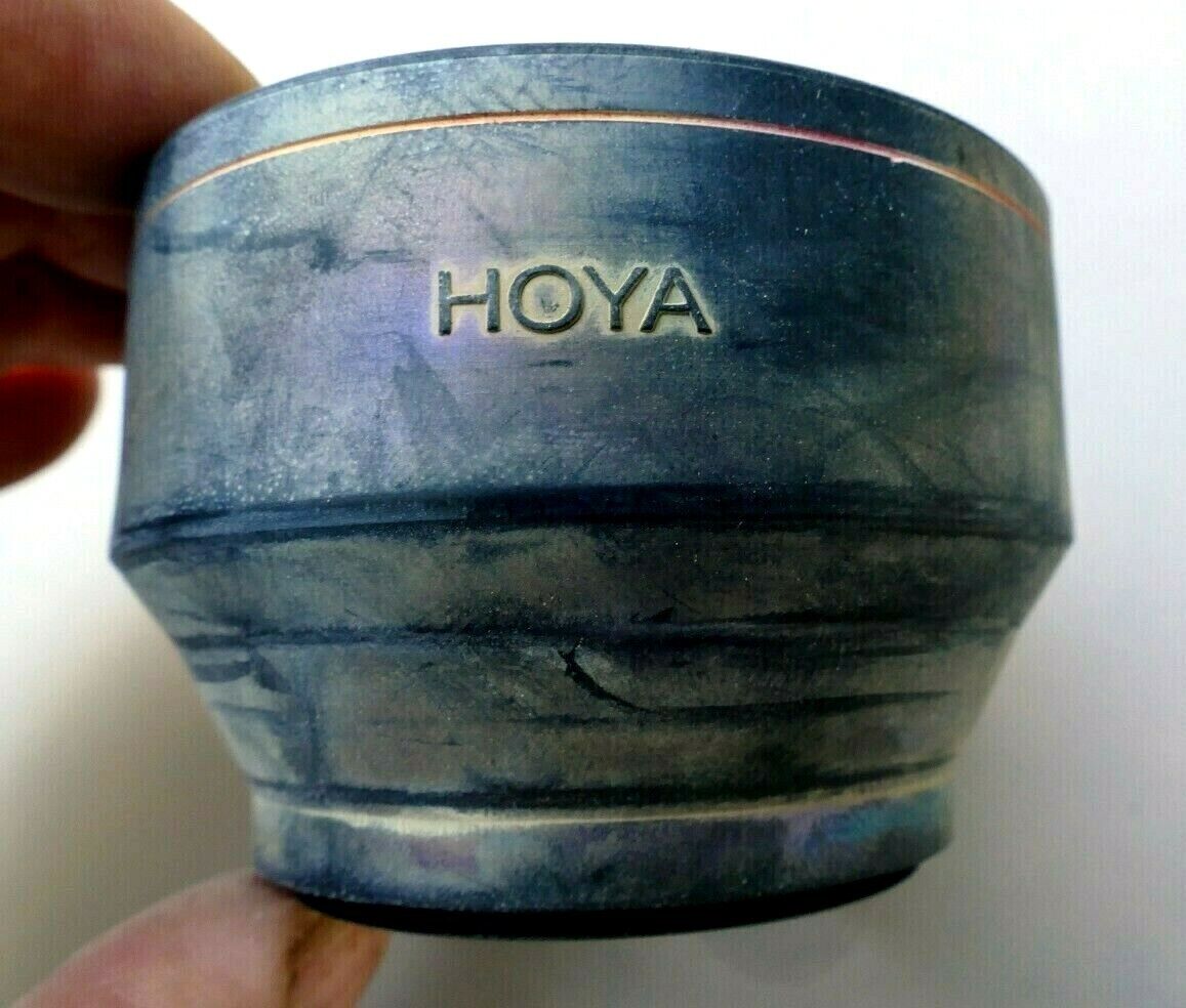 49mm Rubber Lens Hood Shade collapsible telephoto 135mm f2.8 f3.5 vintage HOYA