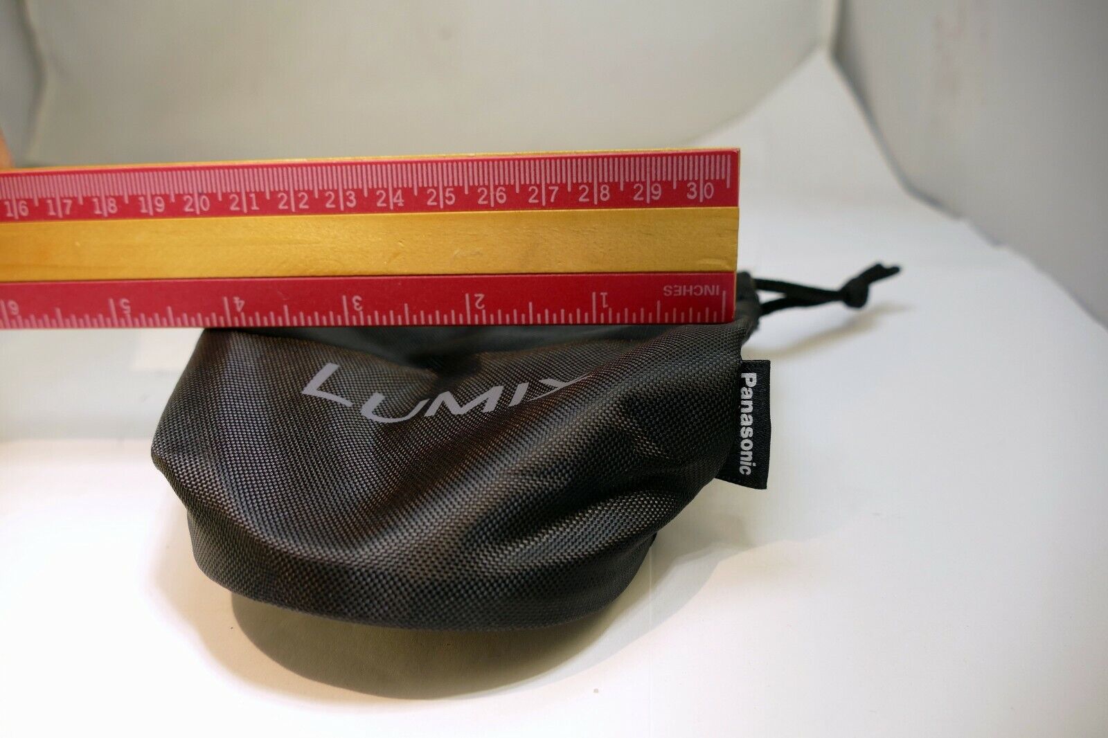 Panasonic Lumix canvas Lens Pouch Case 4x4" for M4/3 12-35mm f2.8