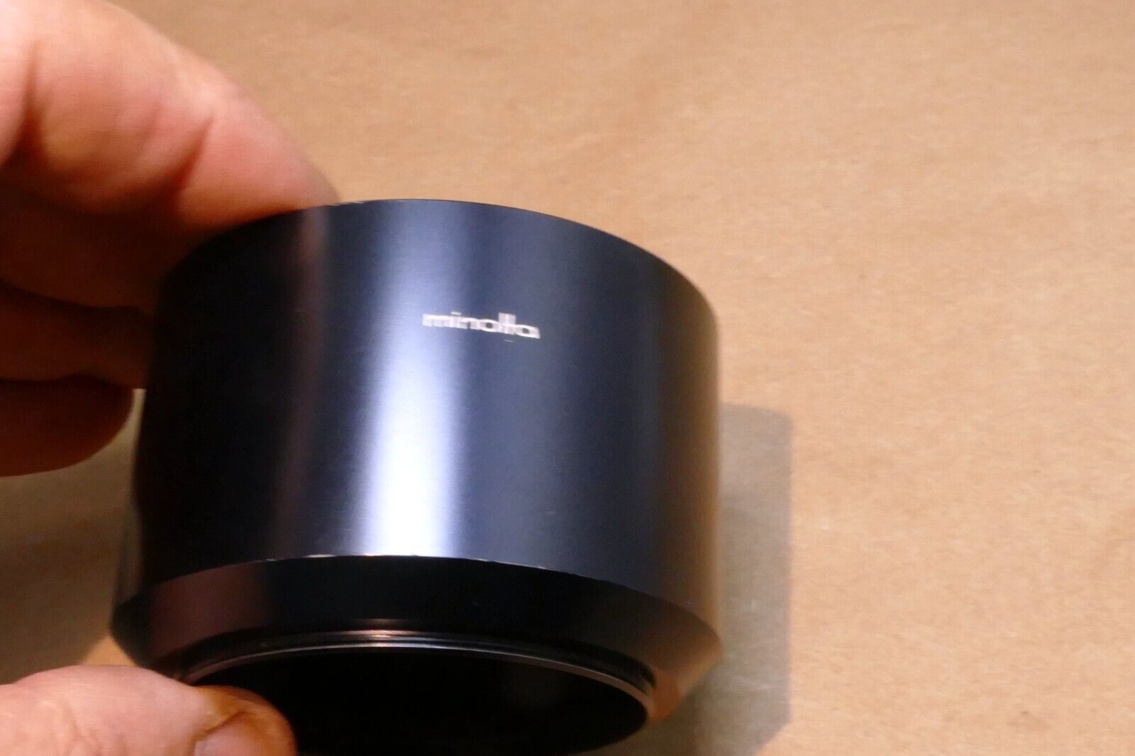 55mm Minolta Lens Hood Shade For MD 100mm f2.5 - Genuine OEM Rokkor PF