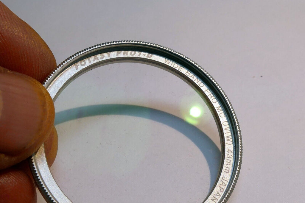 Fotasy 43mm UV Filter Objektiv Einschrauben Typ Ultraviolet Pro-1D Profi Digital