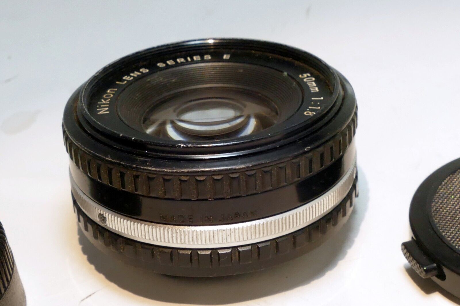 Nikon E series 50mm f1.8 Ai-s Lens prime pancake with little bit of fungus