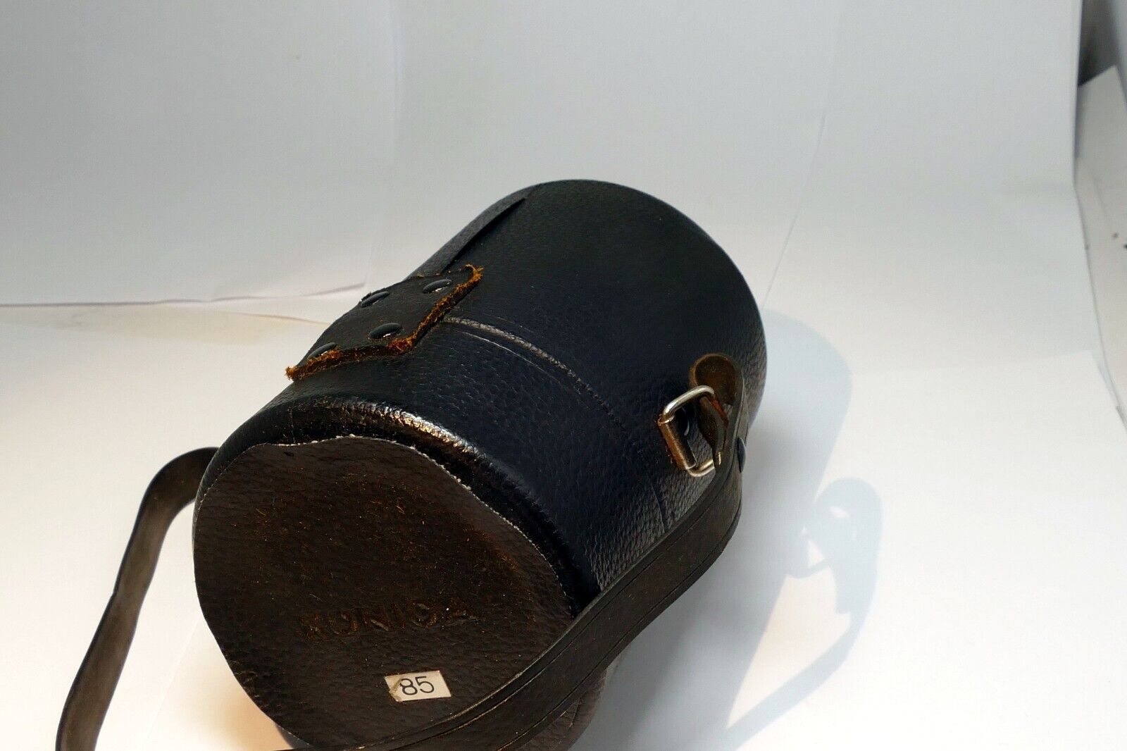 Konica Hexanon  85mm f1.8  AR empty  Hard case for lens genuine OEM vintage