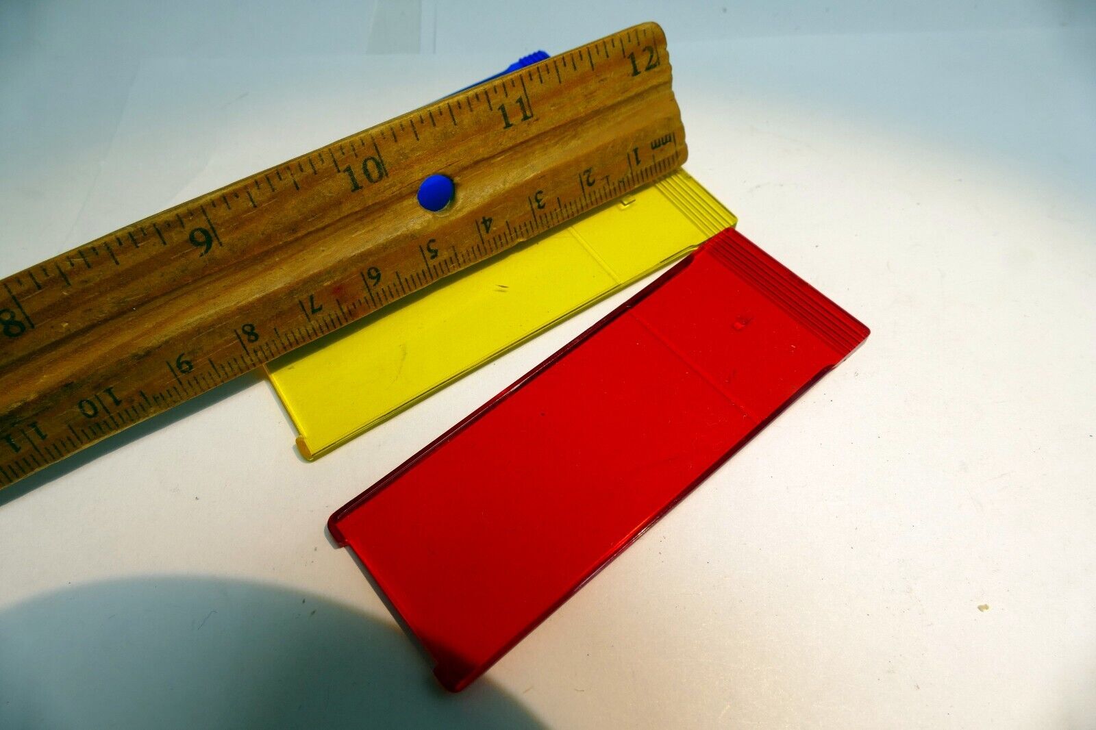 Color filter  Gel filter set 3X8cm for flash system Red Yellow Blue