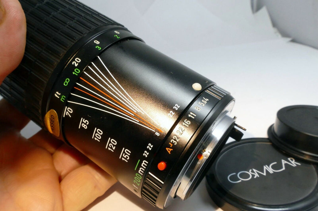 Cosmicar zoom 70-210mm f4 lens for Pentax  constant aperture f4.0 telephoto KA A