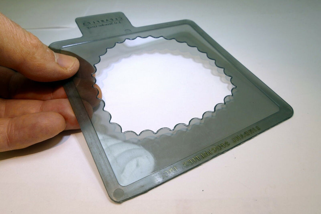 Large Vertical Group Lindahl Smoke Gray Vignette 4.5X4.5" Clearflex 