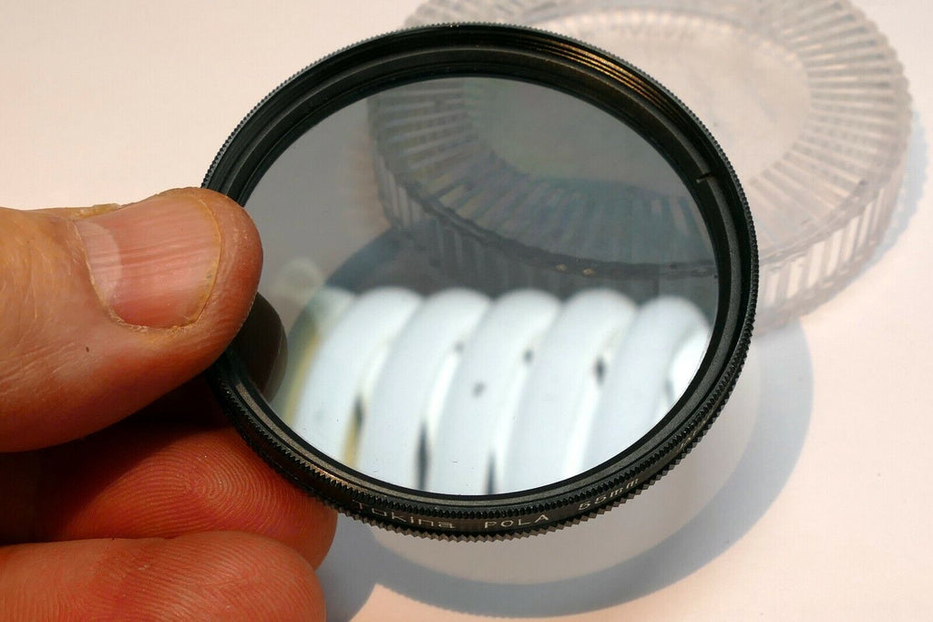Tokina 55mm Polarizer PL with plastic case made in Japan POLA genuine OEM AT-X