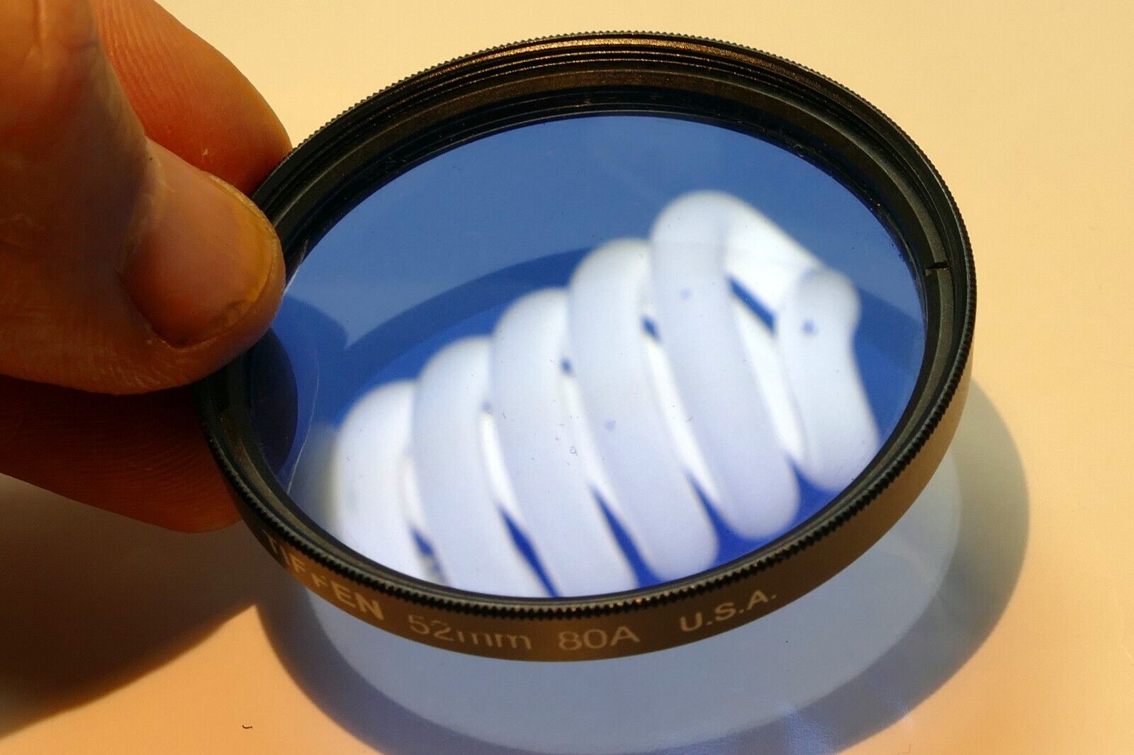 Tiffen 80A Color Conversion Screw-In Filter 52mm Filter Blue Cooling