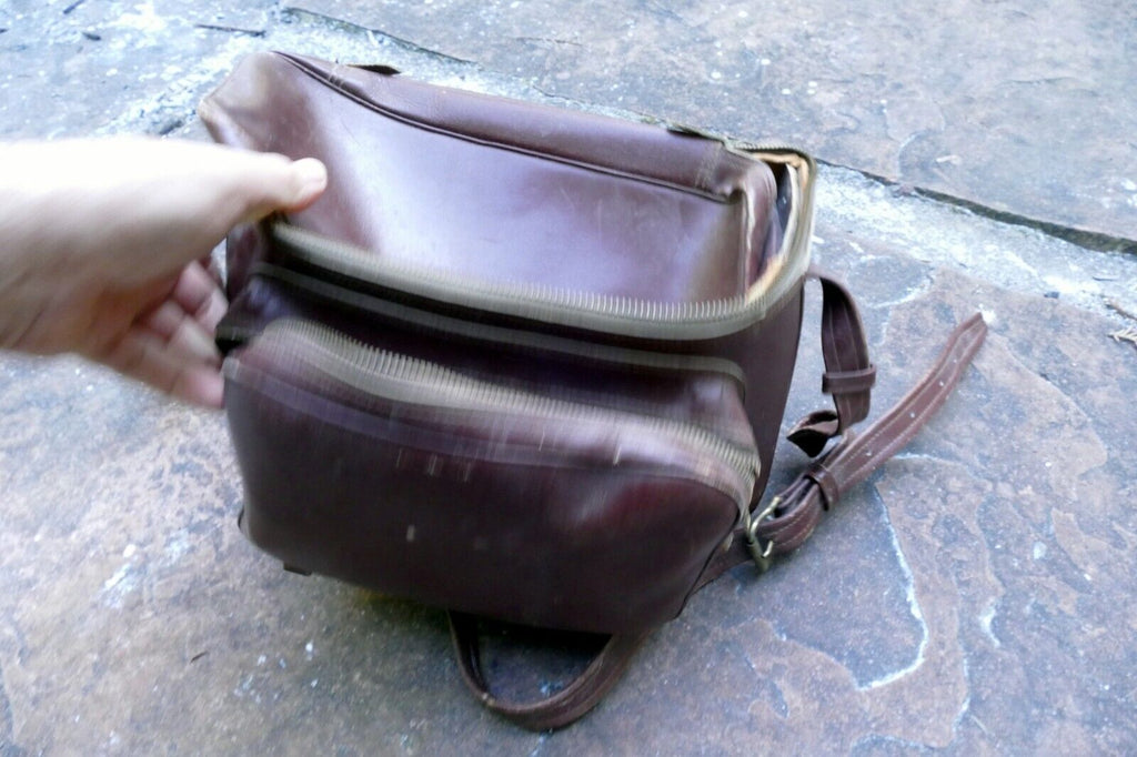 Cheney Genuine Leather Hard Case Camera antique messenger bag made in England