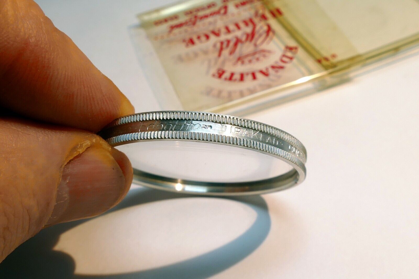 Ednalite Duraklad Portrait +1A  Series # 6 (VI) Lens Filter drop in 41.3mm OD