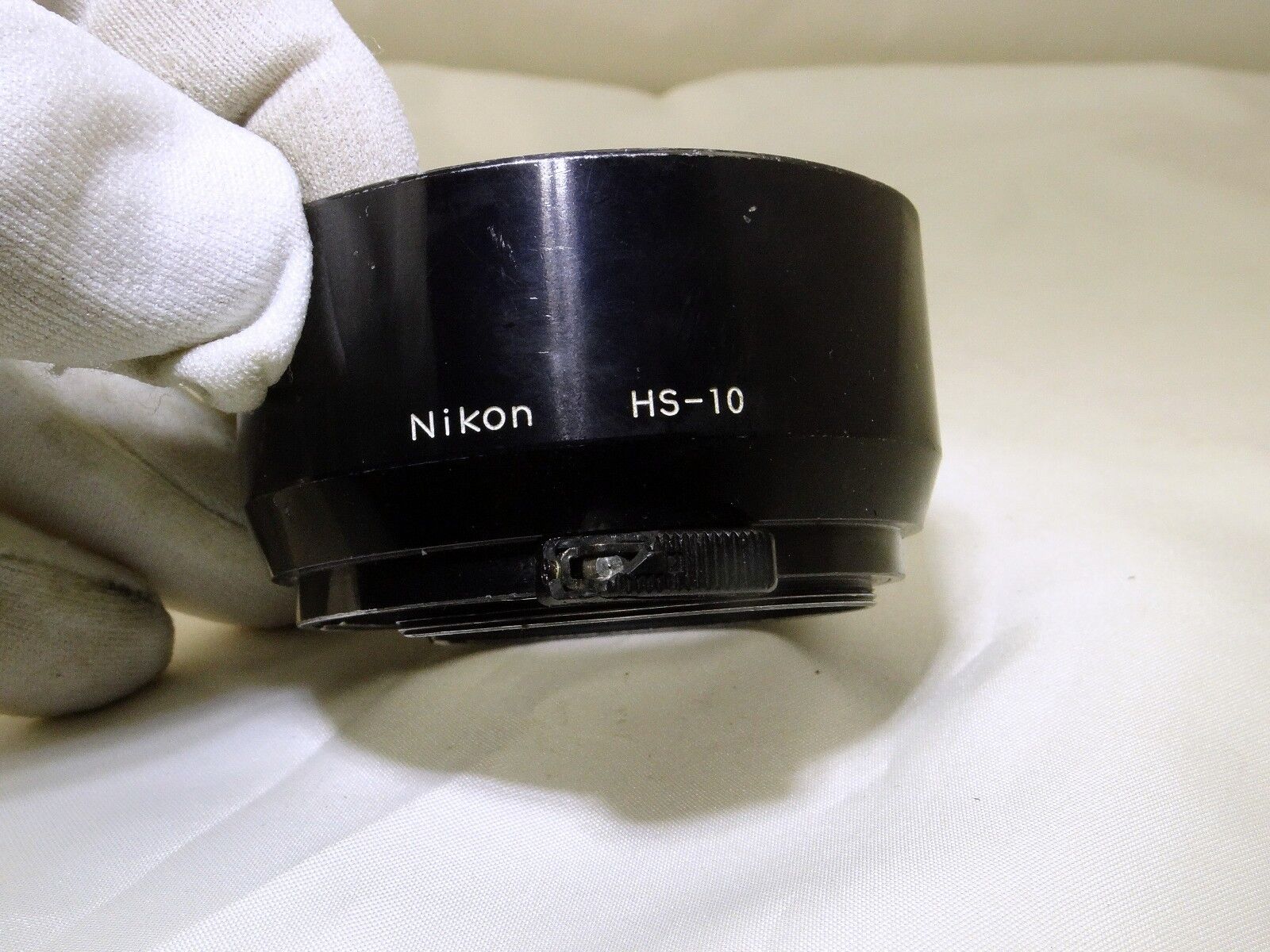 Nikon HS-10 Hood Shade Metal clip on for 135mm f3.5 85mm f2.0 105mm Genuine EOM
