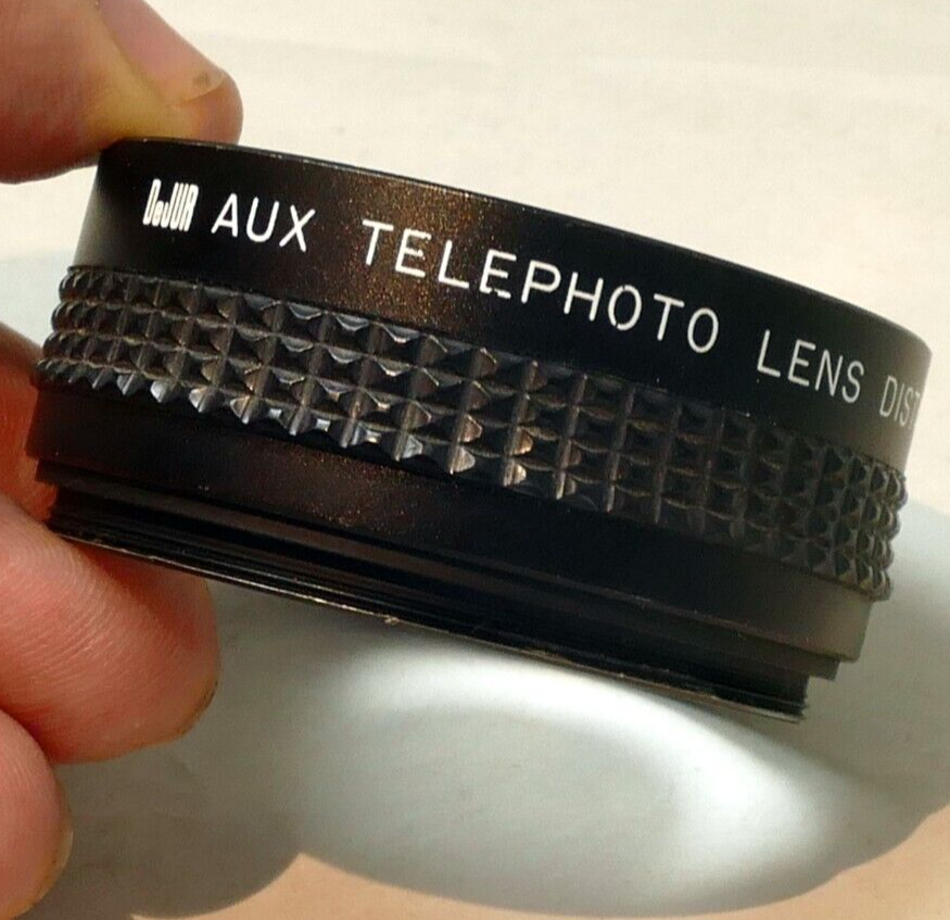 Dejur AUX LENS Telephoto with 48mm threaded mount - with haze, and fungus