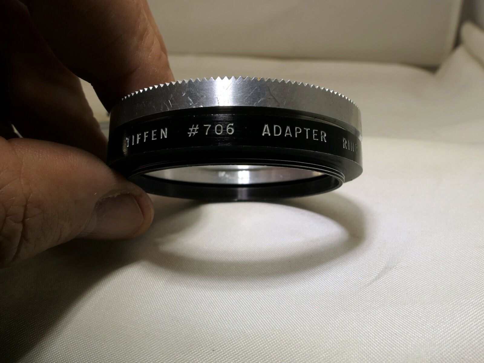 TIFFEN #706 49mm to 54mm thread series 7 VII Filter Retaining Ring screw n
