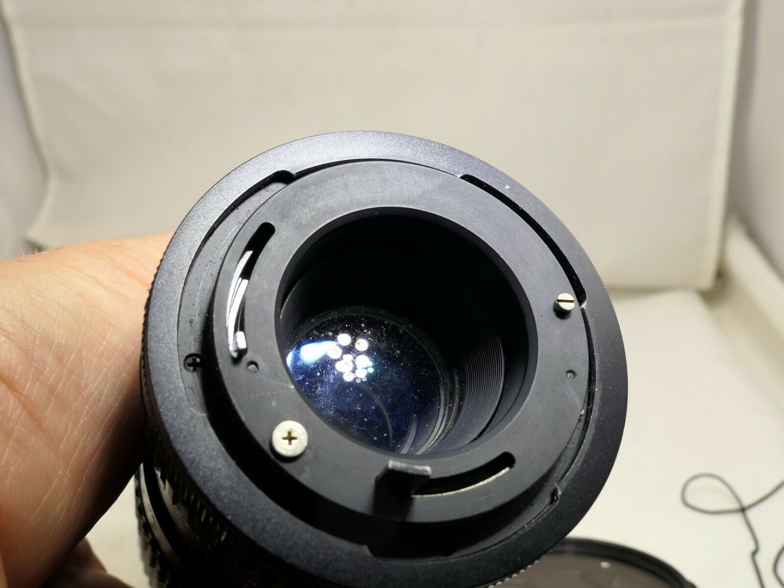 Star D 80-200mm f3.9 Manual Lens for Canon AE-1 with some fungus webbing inside