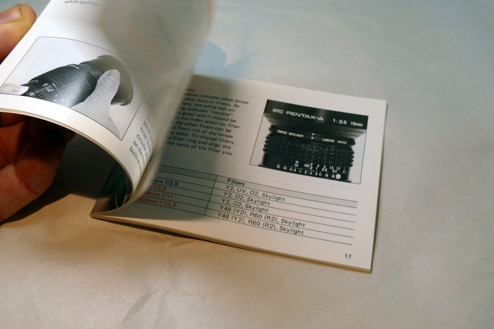 Pentax35mm Interchangeable Lenses System Information Brochure Booklet MX LX