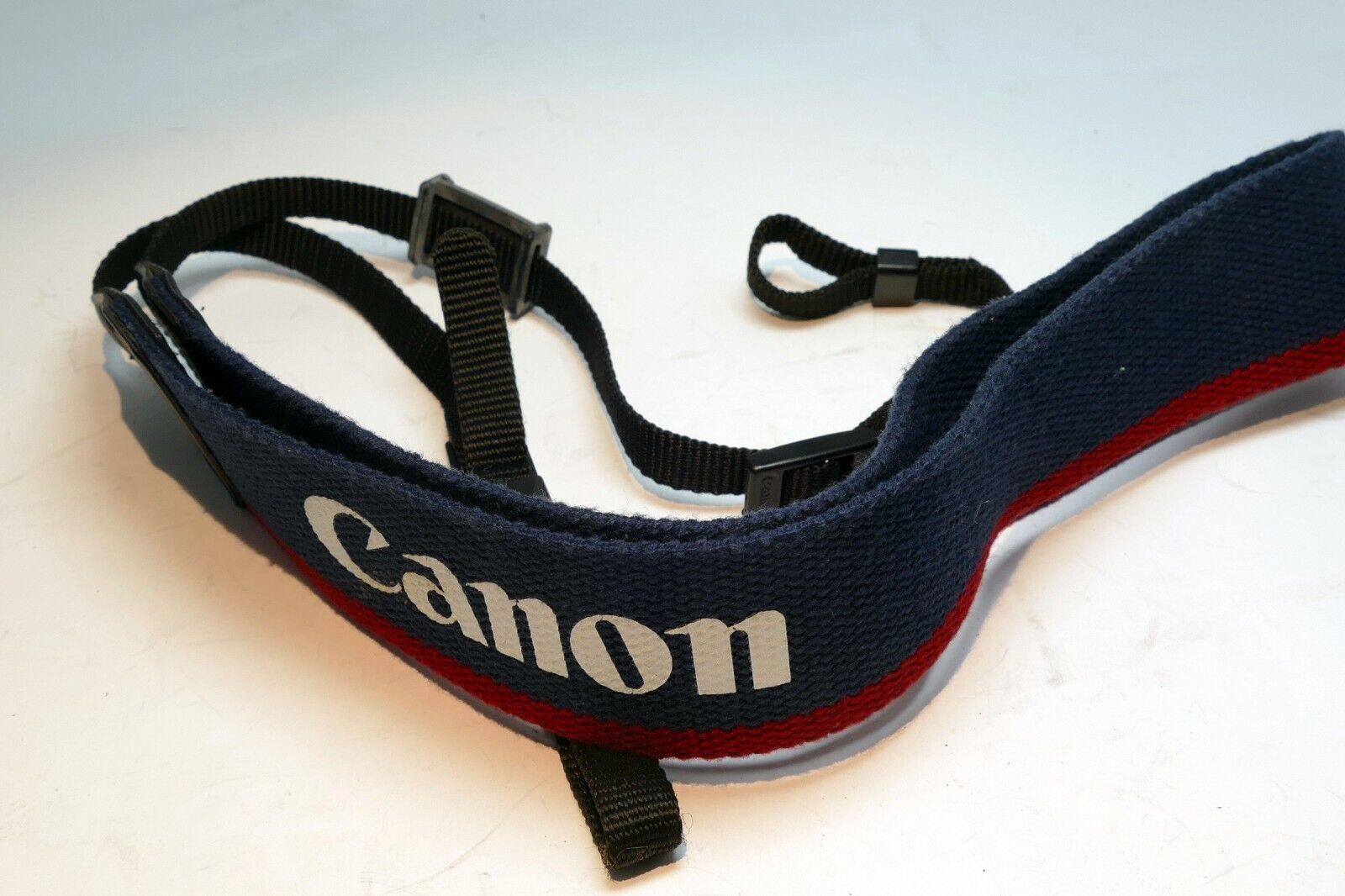 Canon EOS Digital Camera Neck Shoulder Strap 4cm wide Blue - Genuine OEM