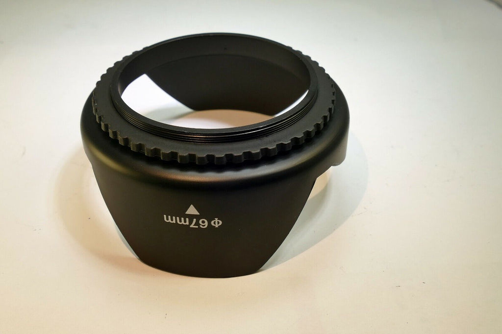 67mm Screw in Petal Lens Hood Shade for 18-200mm lens