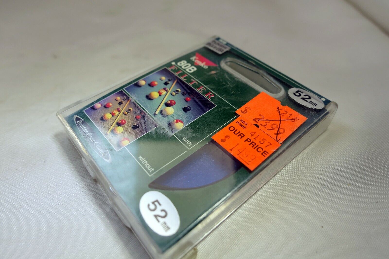 Kenko 52mm 80B Blue  Lens Filter screw in type boxed - Mint condition