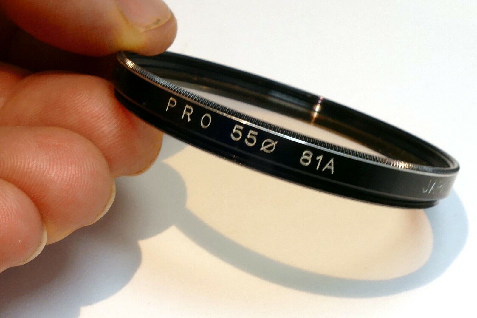 Promaster  55mm Filter Cloud A20 81C  light amber worming made in Japan