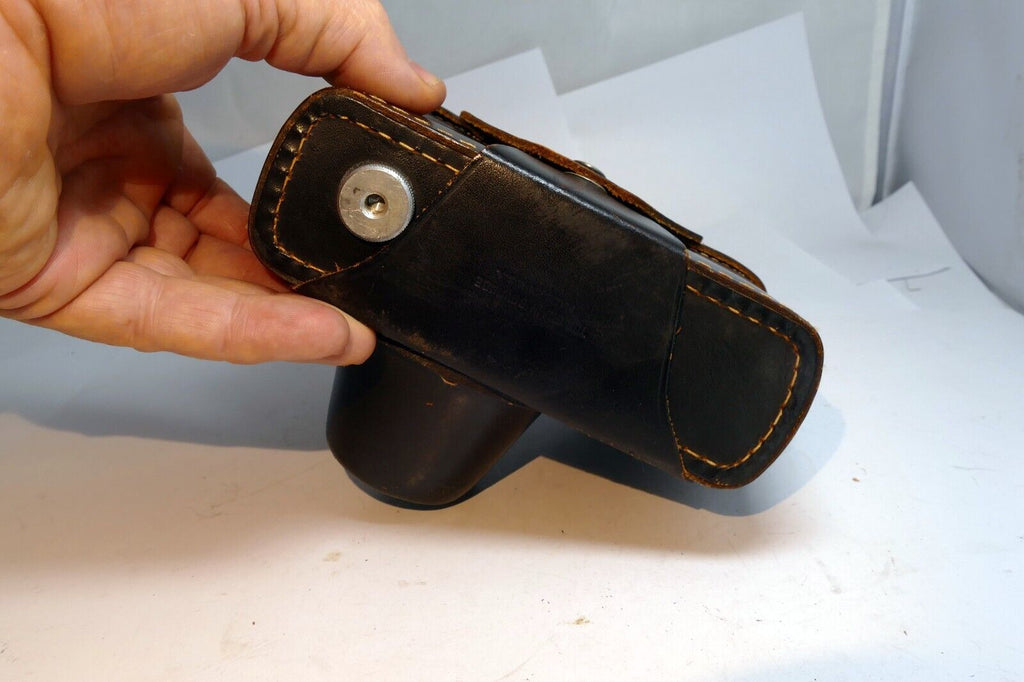 Argus C3 Matchmatic camera leather case black  brick Top Grain  Cowhide USA